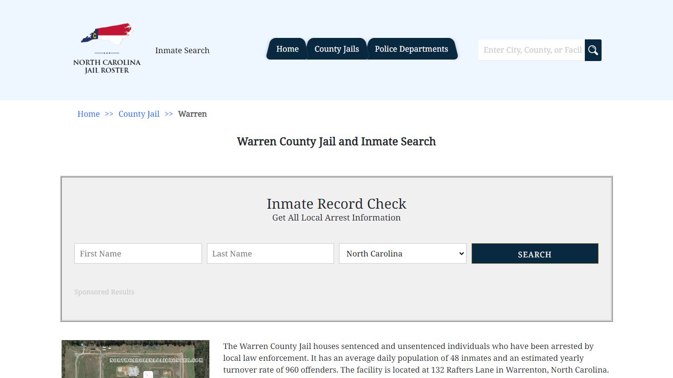 Warren County Jail and Inmate Search - North Carolina Jail Roster