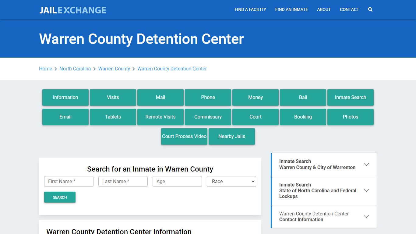 Warren County Detention Center - Jail Exchange